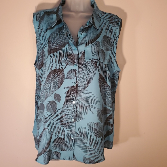 NWT Worthington Womens Sleeveless Blouse Sz XL - Picture 4 of 7